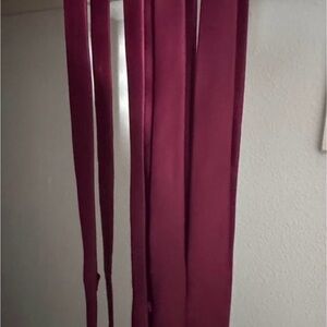 4 Burgundy Fabric Ties